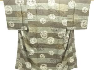 アンティーク　龍模様男物長襦袢